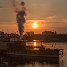 Abendliche Dampferfahrt in Dresden