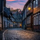 Abendliche Gasse in Goslar