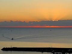 Abendliche Heimkehr zum Hafen / Ritorno al porto di sera