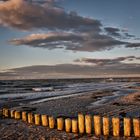 Abendliche Herbststimmung am Meer