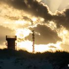 Abendliche Herbststimmung über der Düne