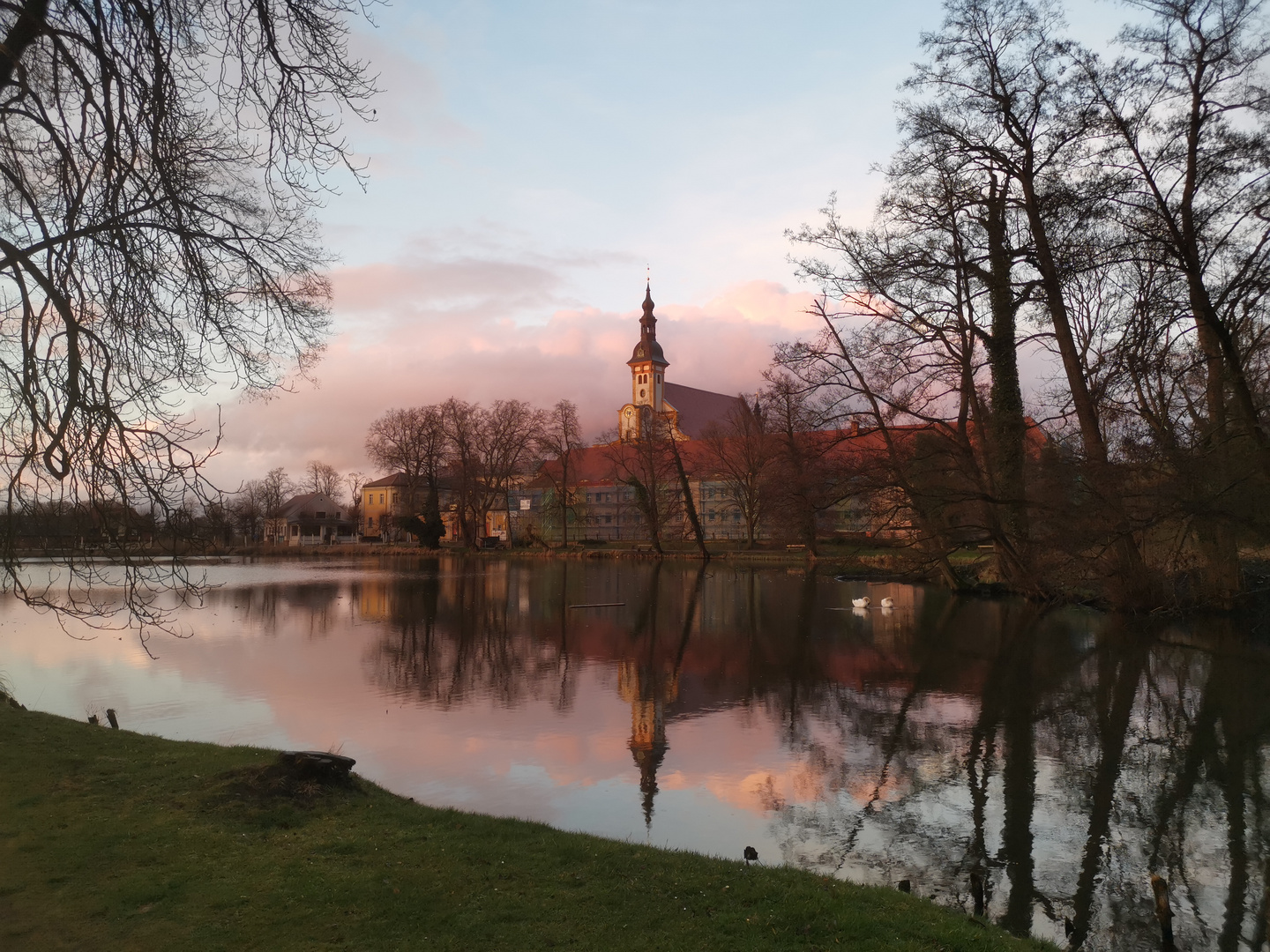 Abendliche Impression am Klosterteich 