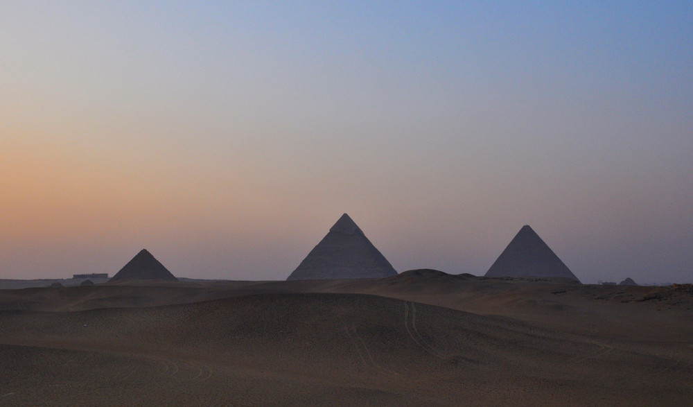 Abendliche Impression in Giza