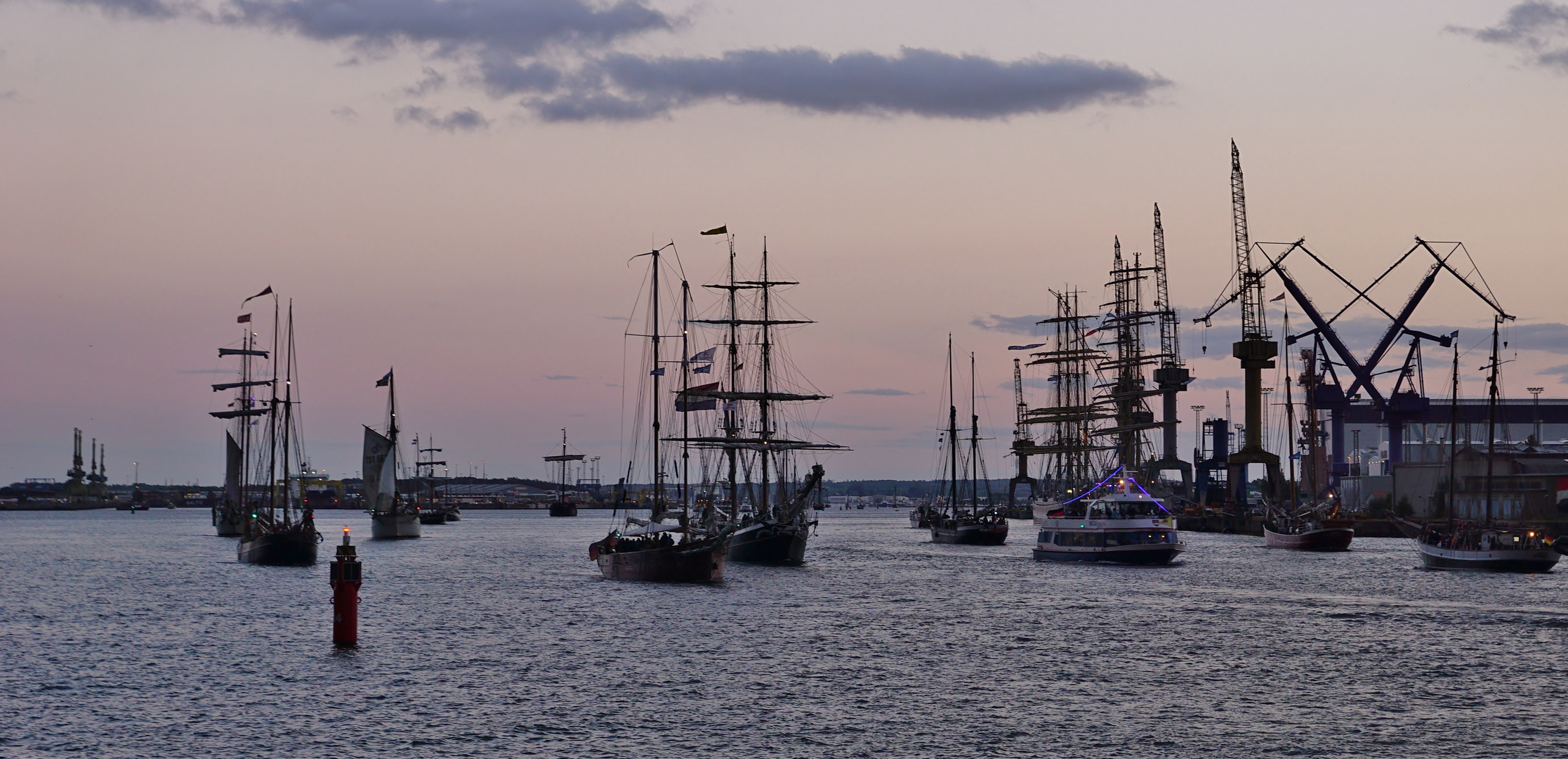 Abendliche Impressionen Hanse Sail Teil I