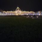 Abendliche Lichterstimmung im Kurpark von Bad Oeynhausen