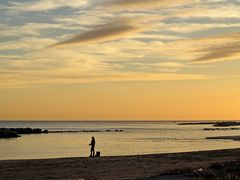 Abendliche Mußestunde am Meer / Rilassamento della sera sul mare