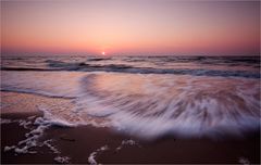 Abendliche Pastelltöne am Strand