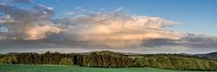 abendliche Regenwolke