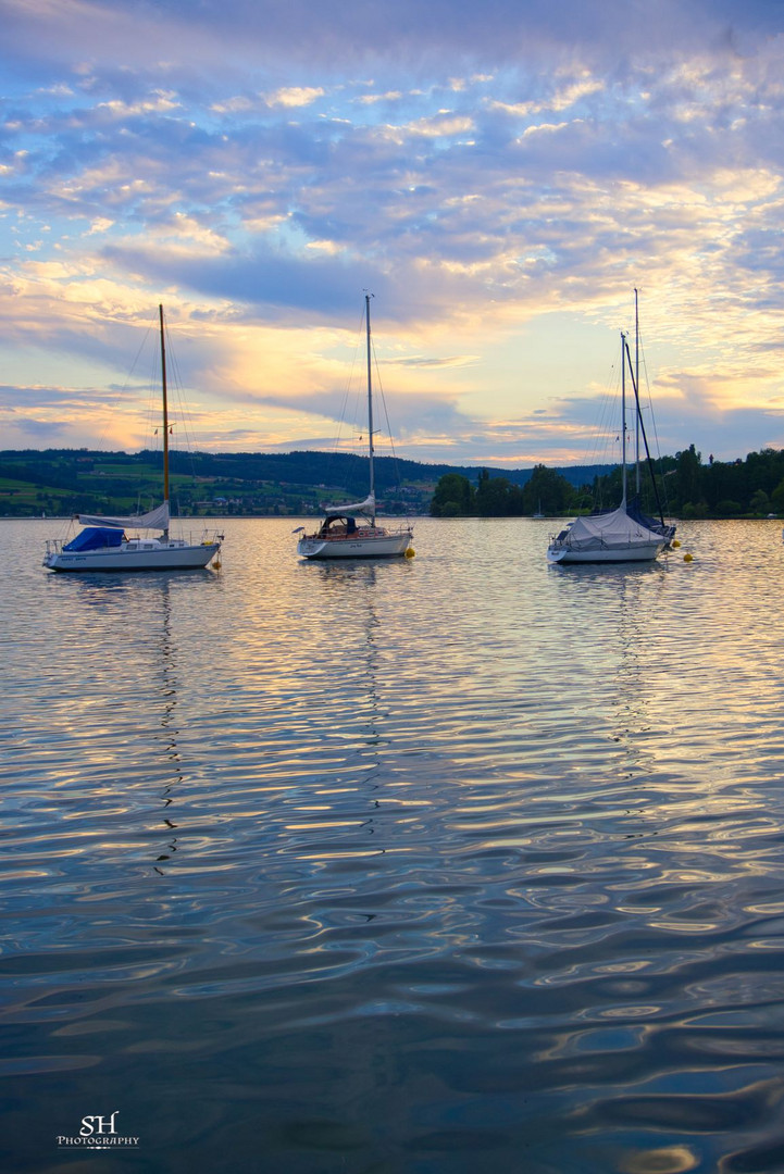 Abendliche Ruhe am Bodensee 