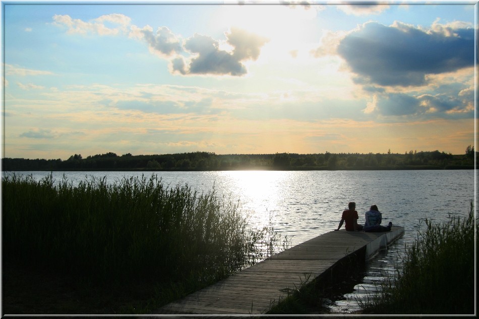 abendliche Ruhe am See