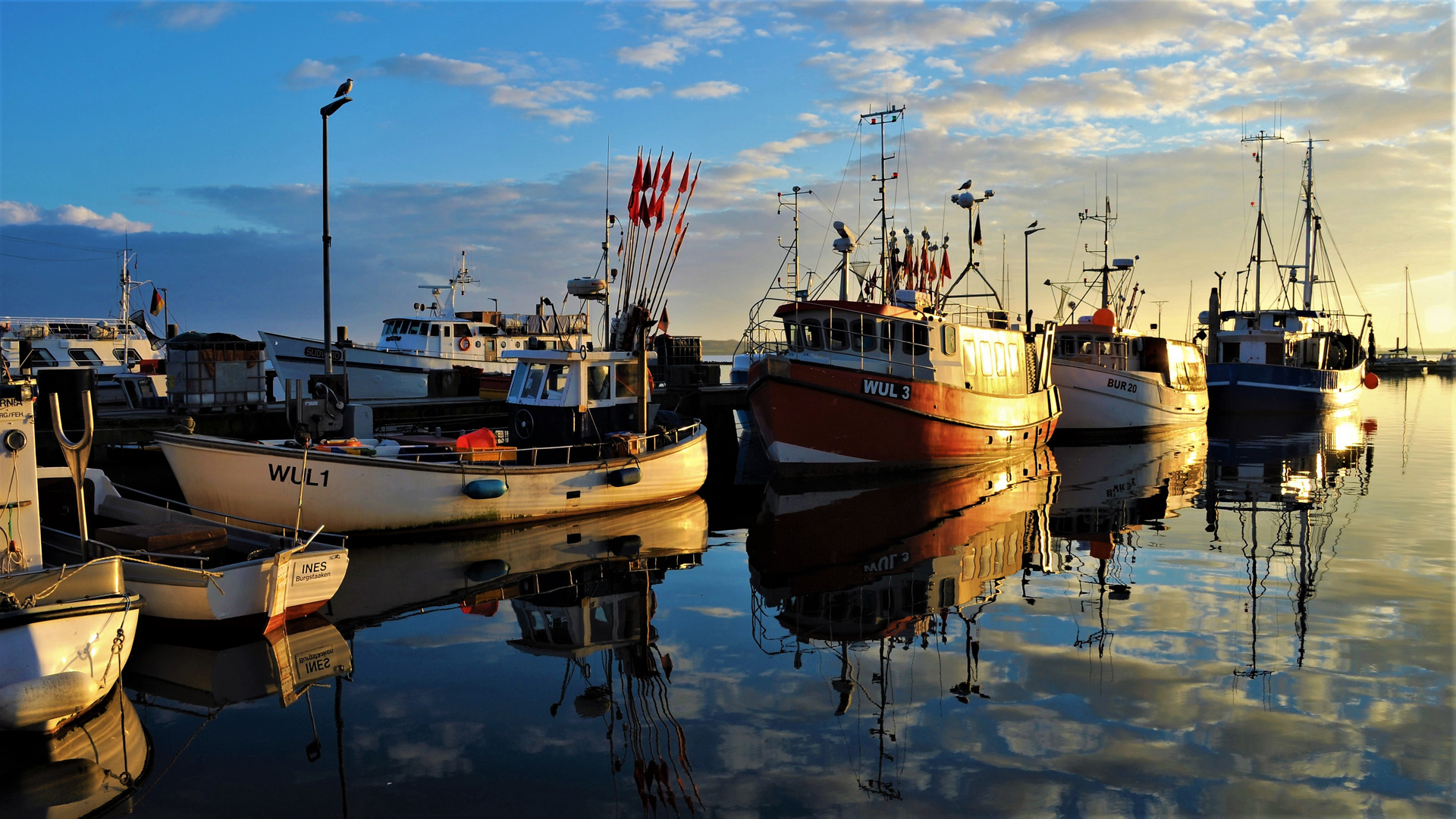 Abendliche Ruhe im Hafen