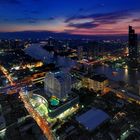 Abendliche Skyline vom Lebua Tower