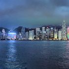 abendliche Skyline von HK