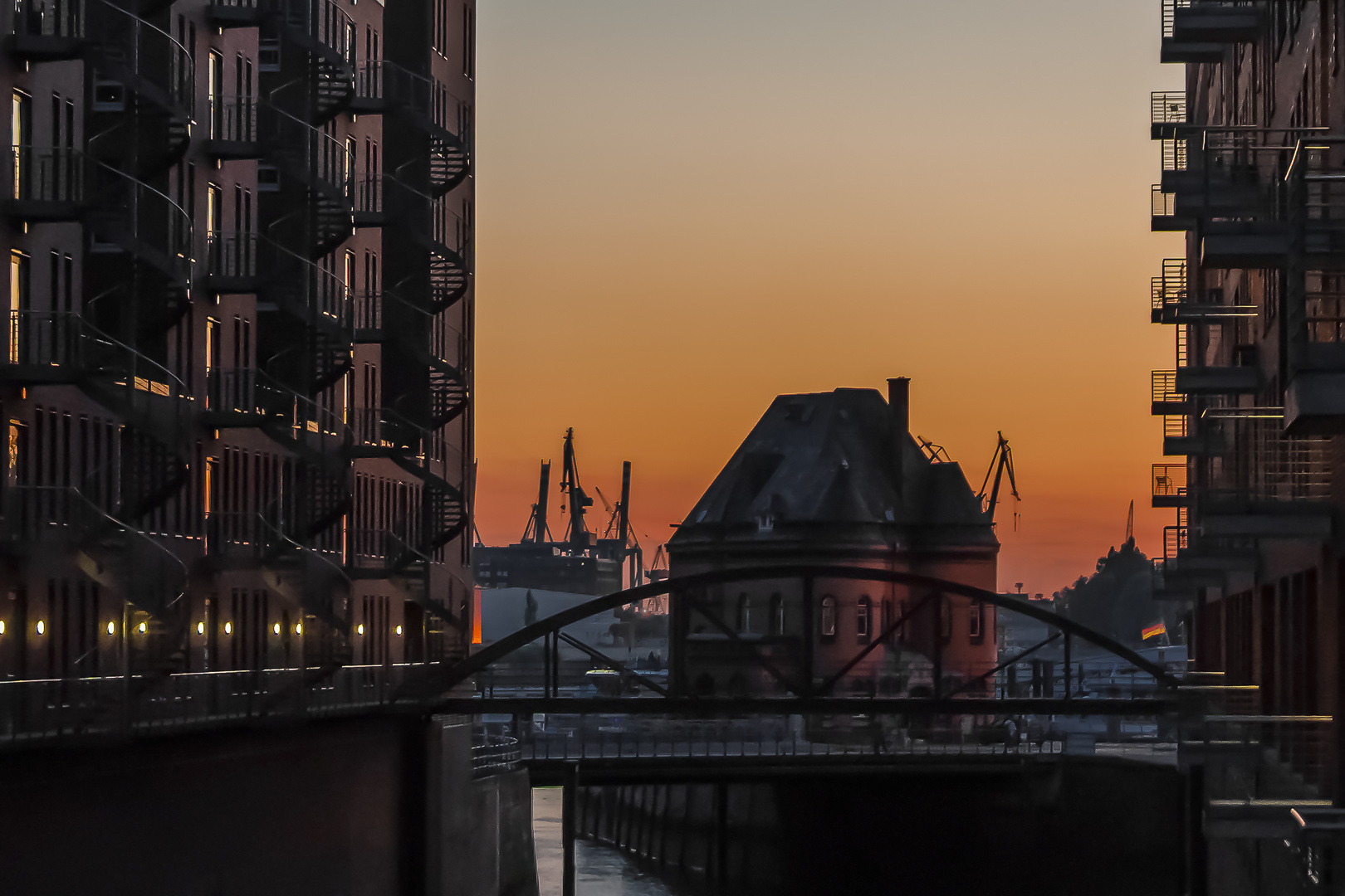 abendliche Speicherstadt