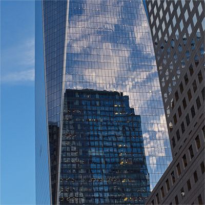 Abendliche Spiegelung am 1 WTC
