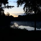 Abendliche Stimmung am Mjösjön bei Hjorted, Schweden (2012)