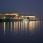 "Abendliche Stimmung an der Lürssenwerft" von Torsten