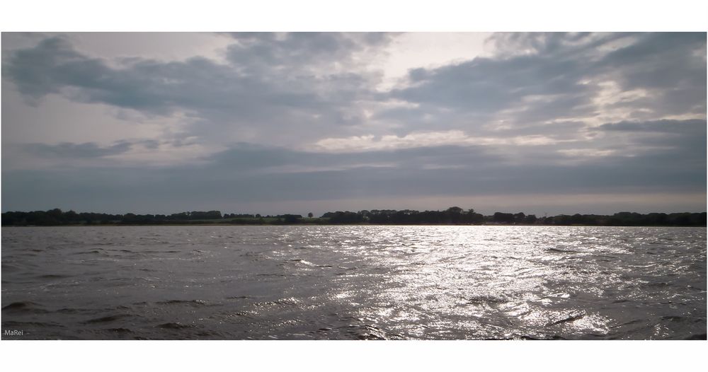 abendliche Stimmung auf dem Wasser