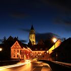 Abendliche Stimmung bei der Stadteinfahrt Rottweil