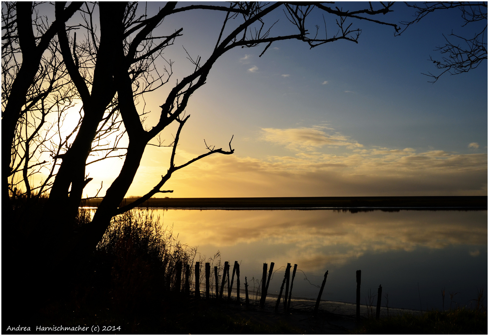 Abendliche Stimmung im Katinger Watt