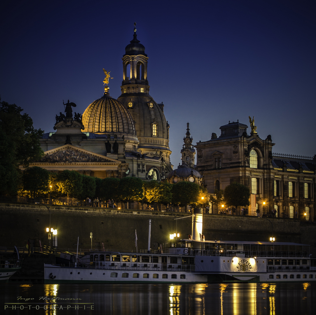 Abendliche Stimmung in Dresden