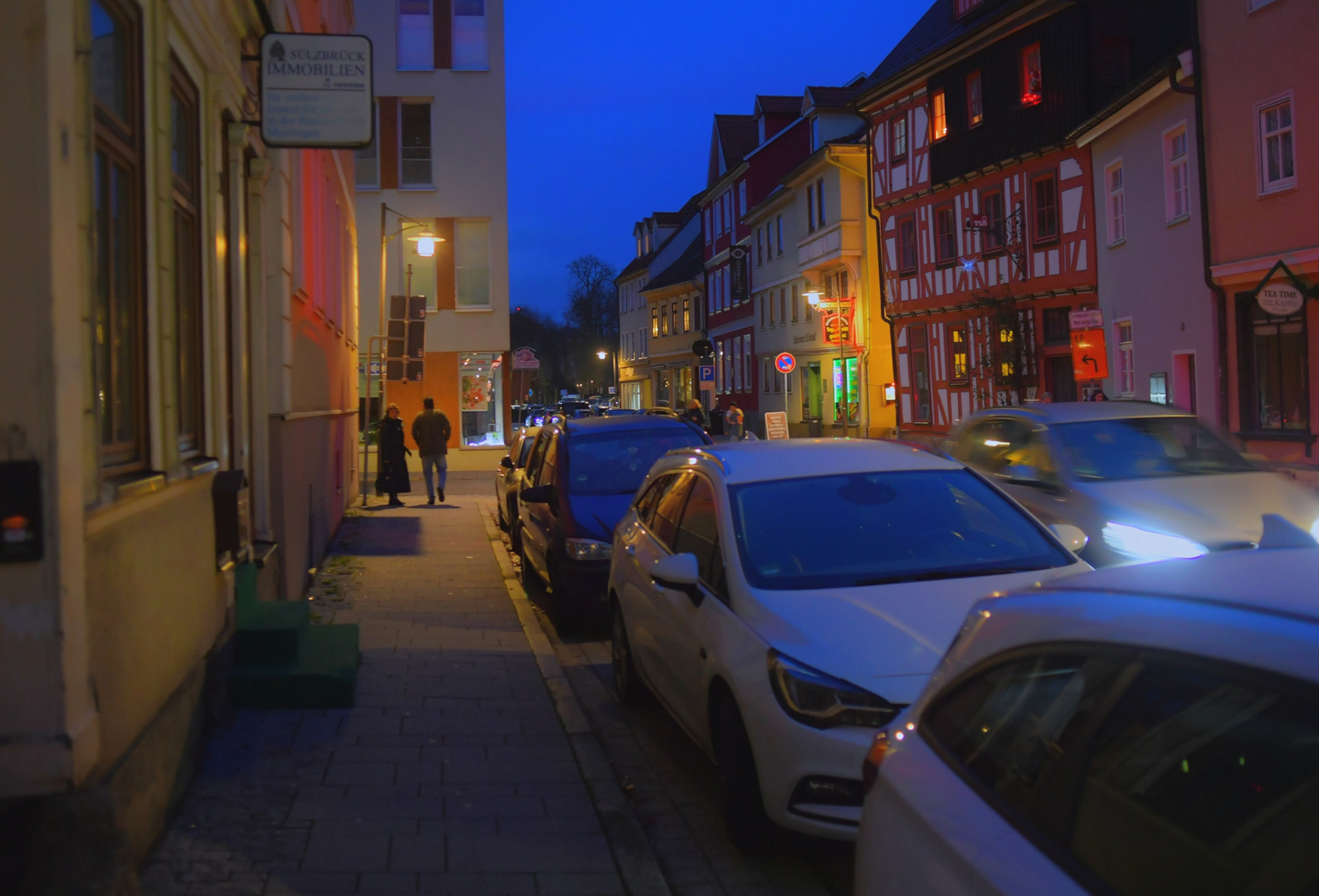 abendliche Stimmung in Meiningen