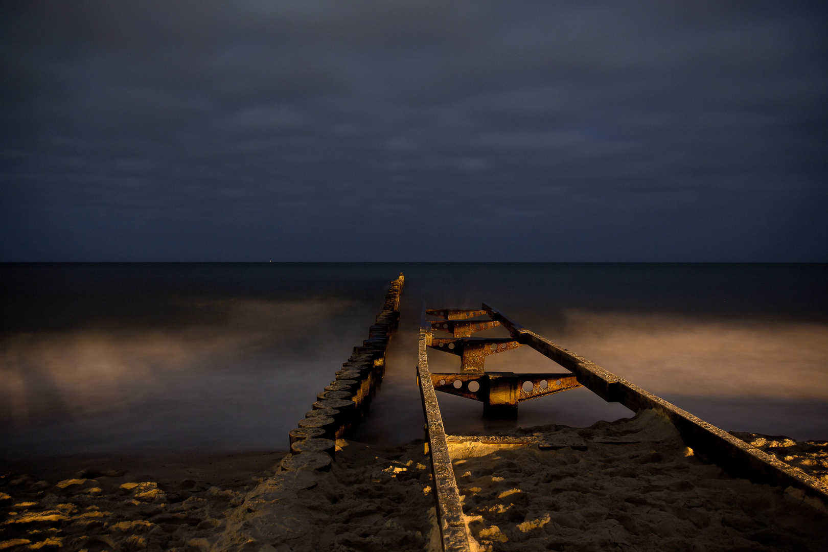 Abendliche Strandimpression