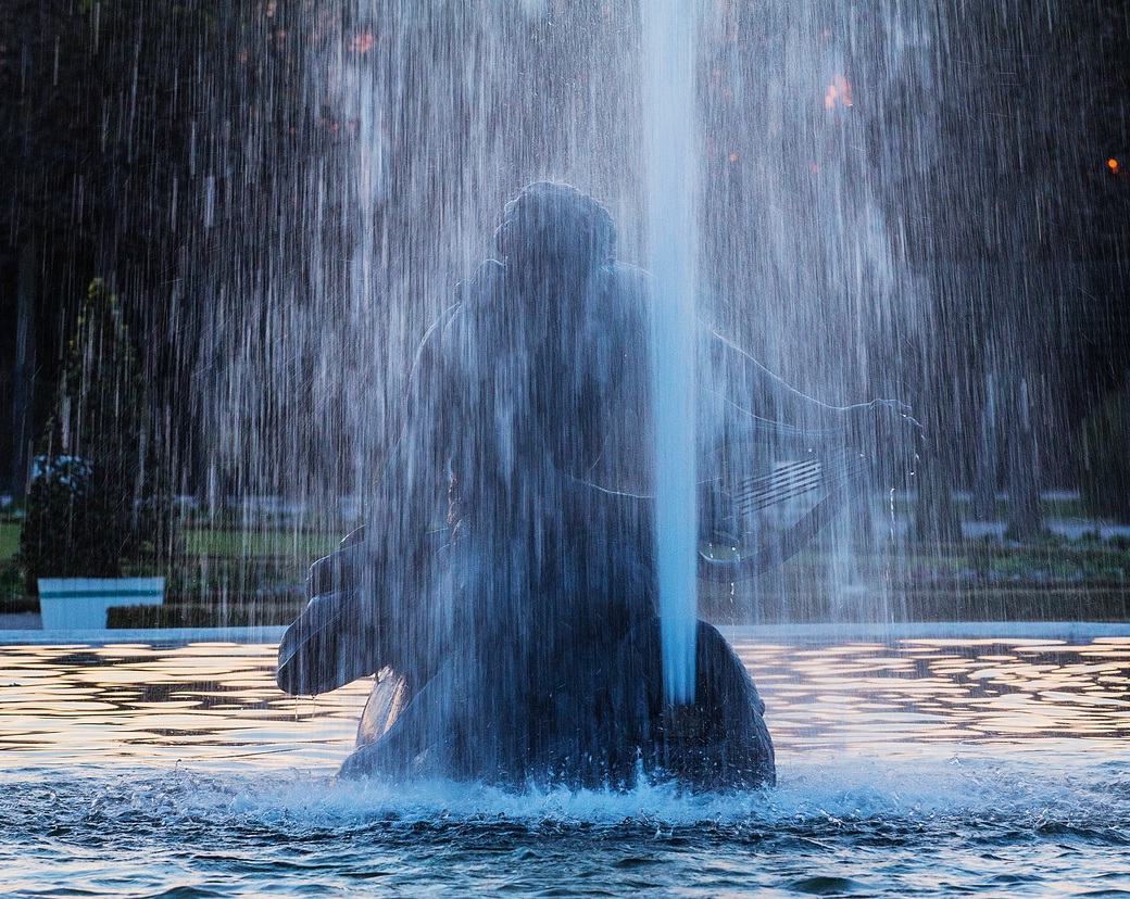 Abendliche "Wassermusik"......