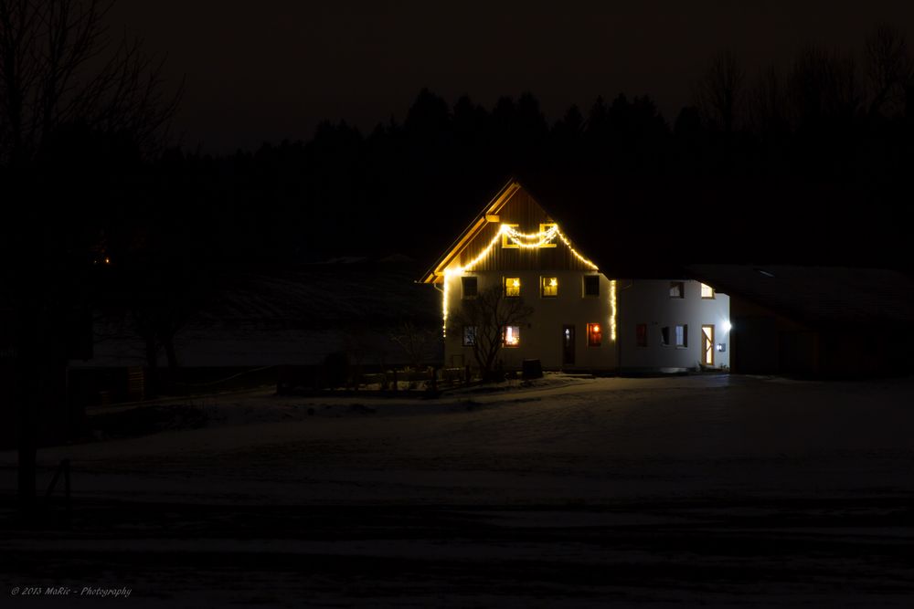 Abendliche Weihnachtsstimmung