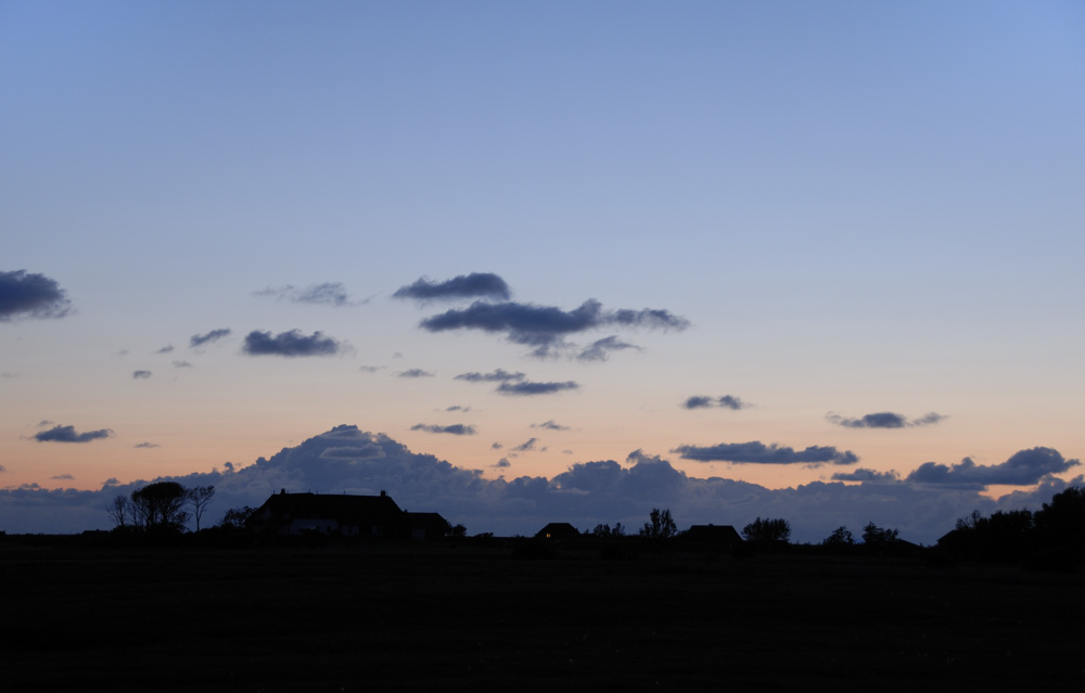 Abendliche Wolkenberge