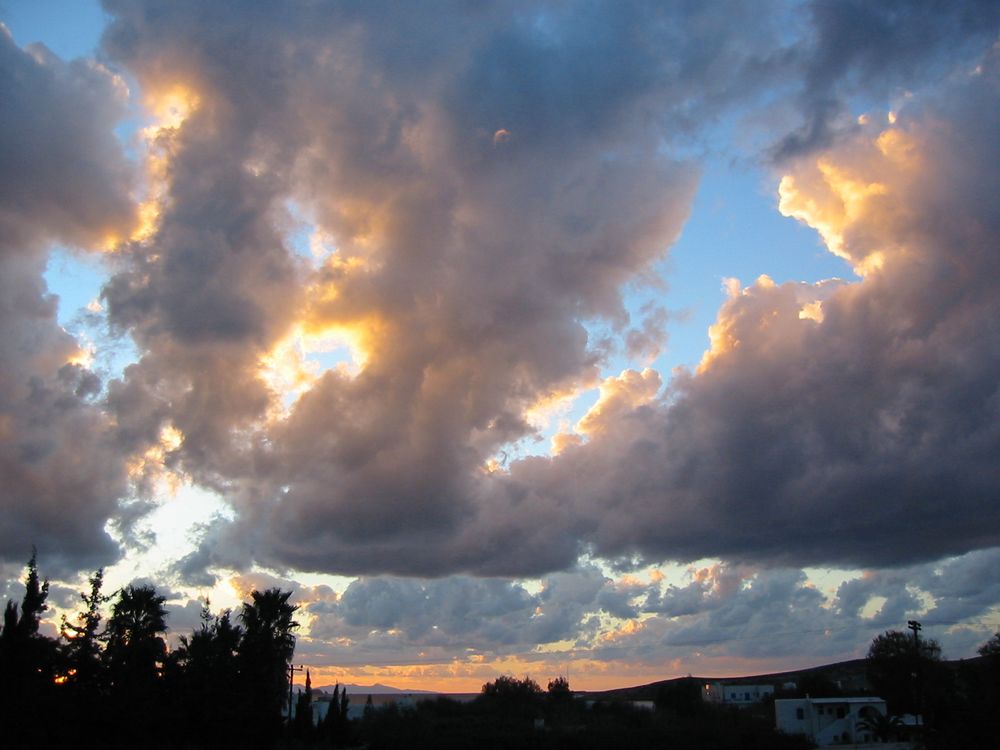 Abendliche Wolkenformation