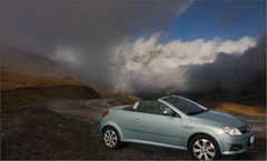 Abendliche Wolkenstimmung am Col de Galibier