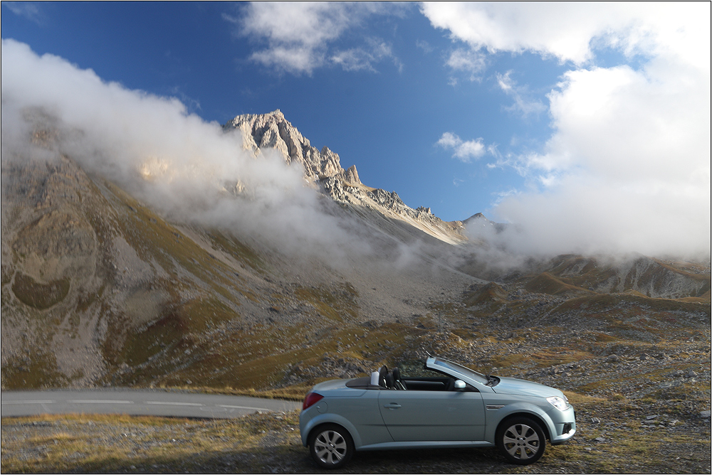 Abendliche Wolkenstimmung am Col de Galibier 2