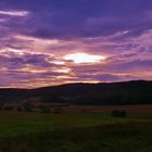 abendliche Wolkestimmung in den Reinsbergen (Thüringen)