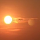 Abendlicher Anflug auf Zaventem