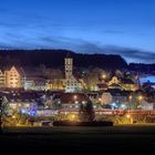 abendlicher Blick auf Aulendorf