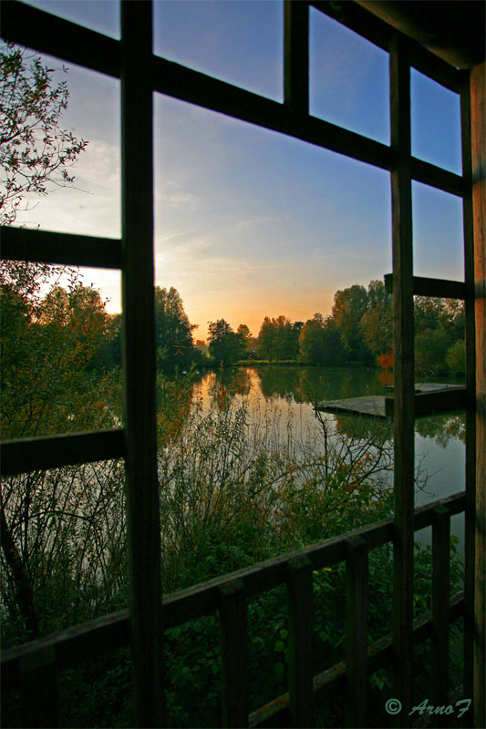 Abendlicher Blick auf den See