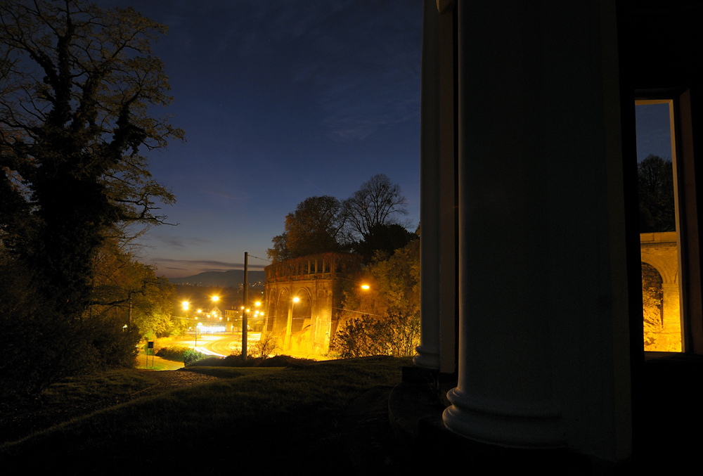 Abendlicher Blick auf den Weinberg