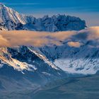 Abendlicher Blick auf die Alaska Range