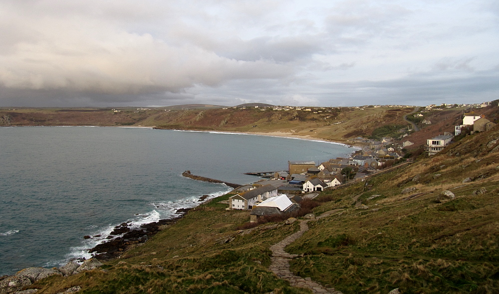 Abendlicher Blick auf die Whitesand Bay