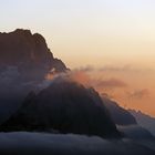 Abendlicher Blick auf die Zugspitze