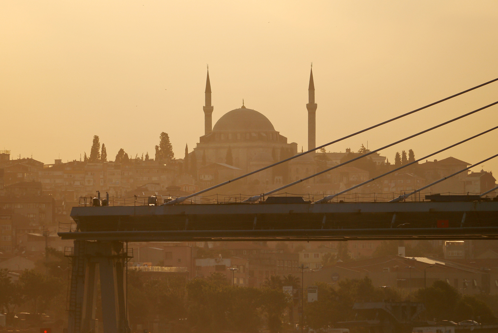 Abendlicher Blick auf Fatih