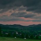 Abendlicher Blick auf Grafschaft