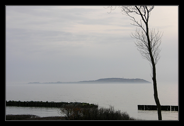 abendlicher Blick auf Hiddensee