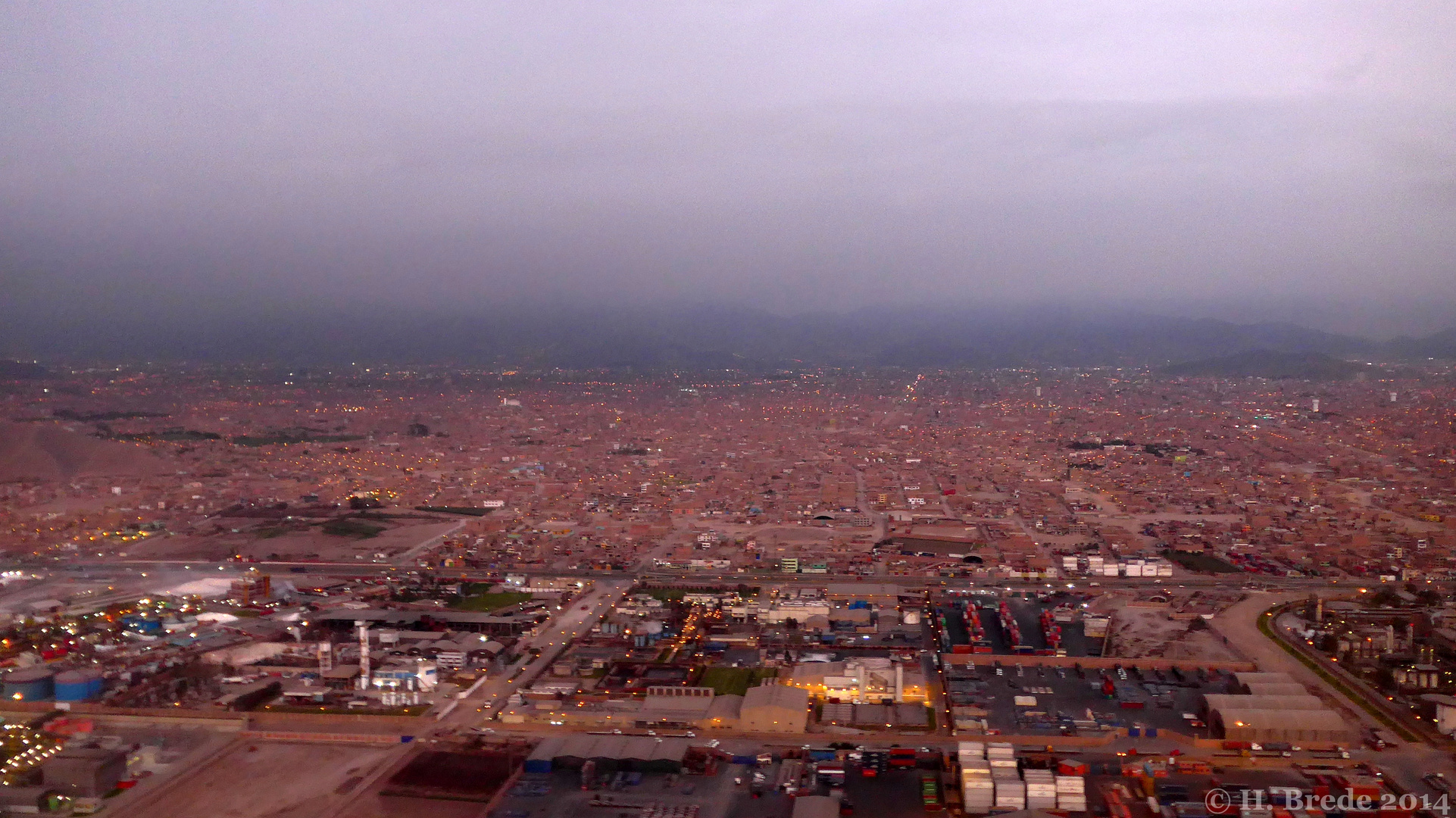 Abendlicher Blick auf Lima 2