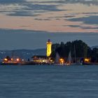 Abendlicher Blick auf Lindau