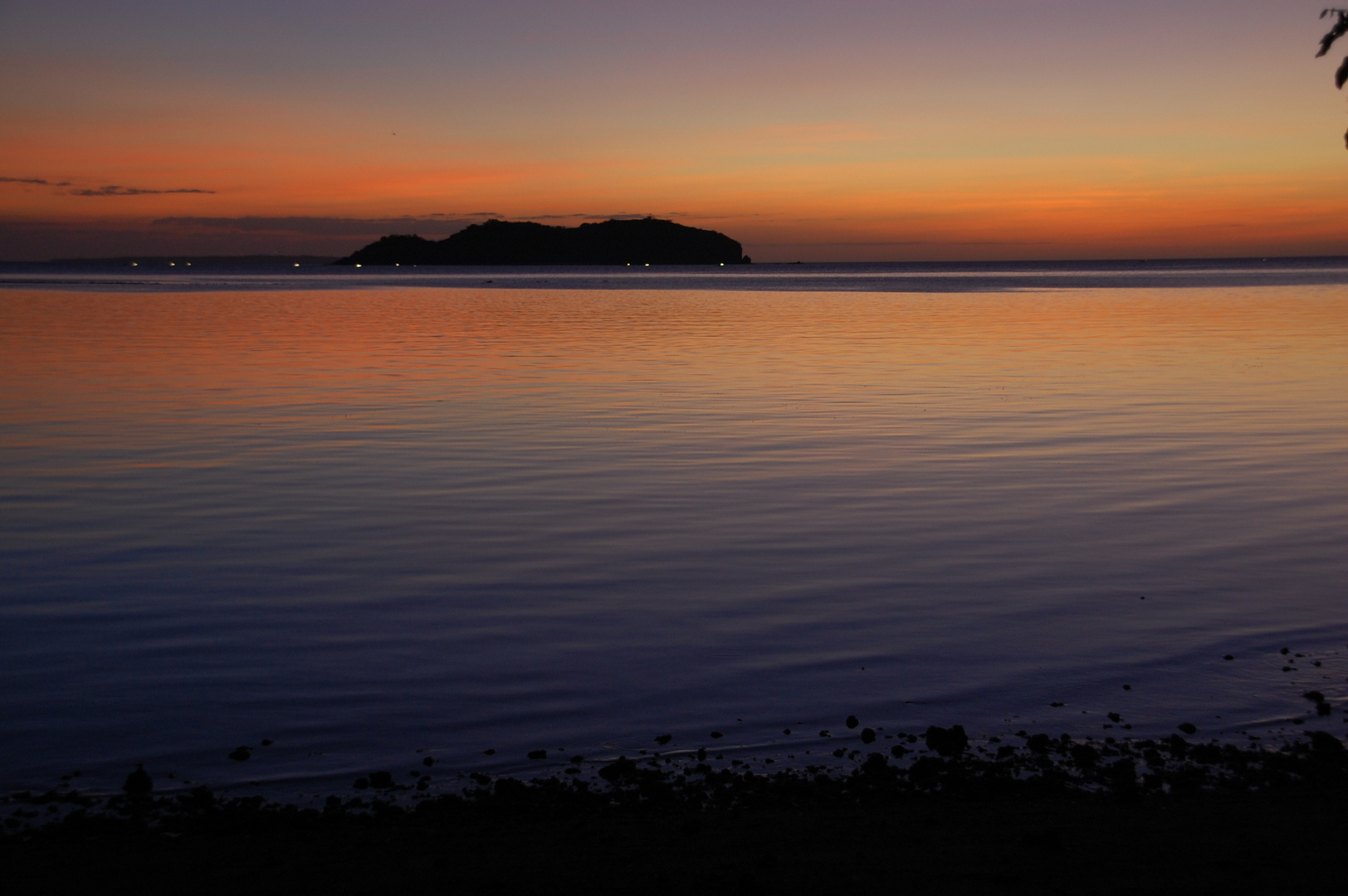 Abendlicher Blick aufs Meer, Biliran