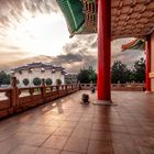 Abendlicher Blick aus der Chiang-Kai-shek-Gedächtnishalle