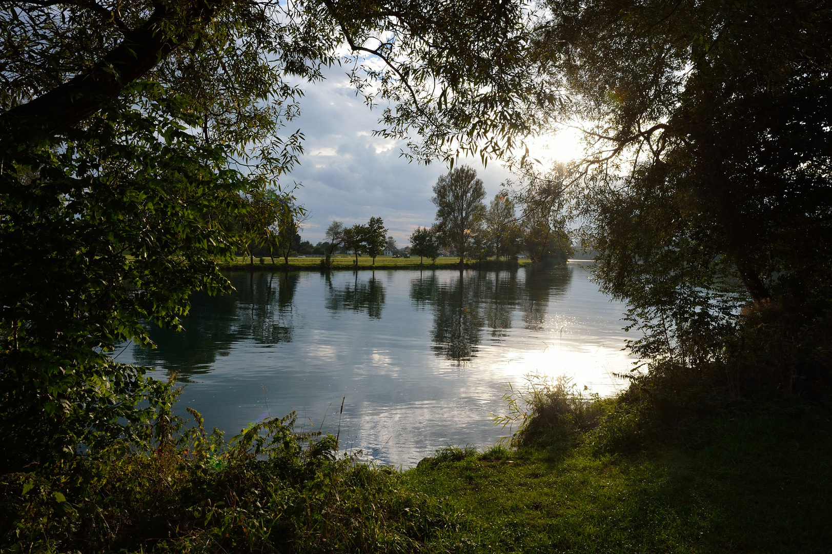 Abendlicher Blick durch's Fenster....