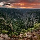 Abendlicher Blick ins Bodetal ... harzlich und schön....